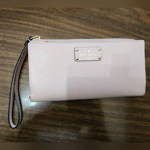 Kate Spade Wellesley Layton Wristlet  - soft pink